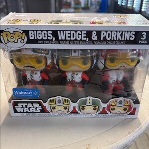Funko Star Wars Biggs, Wedge & Porkins 3-Pack - Yellow Visors